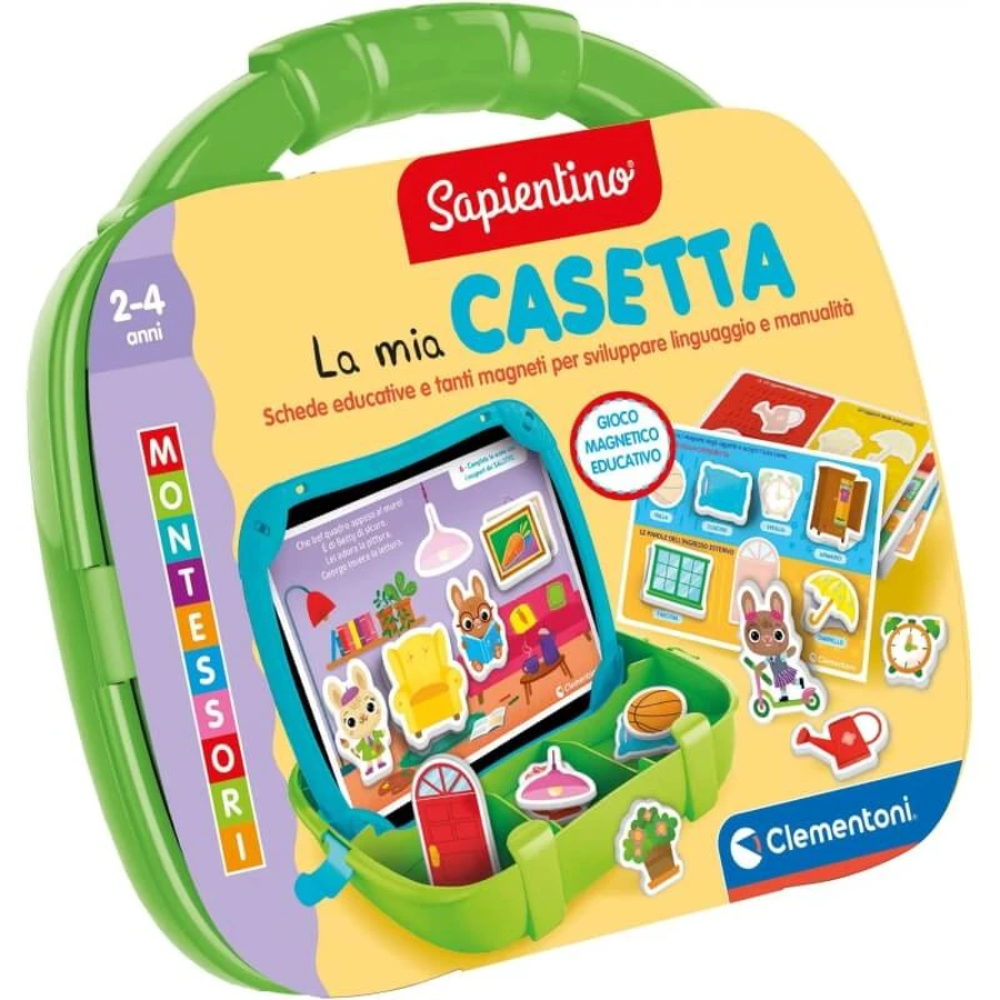 Clementoni Sapientino Montessori „My Little House“ – Lernspielzeug für Kinder von 2 bis 4 Jahren