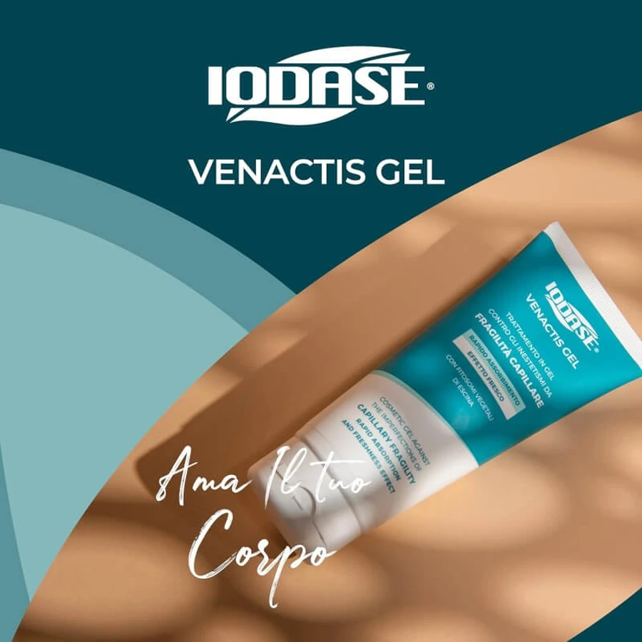 Iodase Venactis gel – tratament pentru fragilitatea capilară și microcirculație, 200 ml