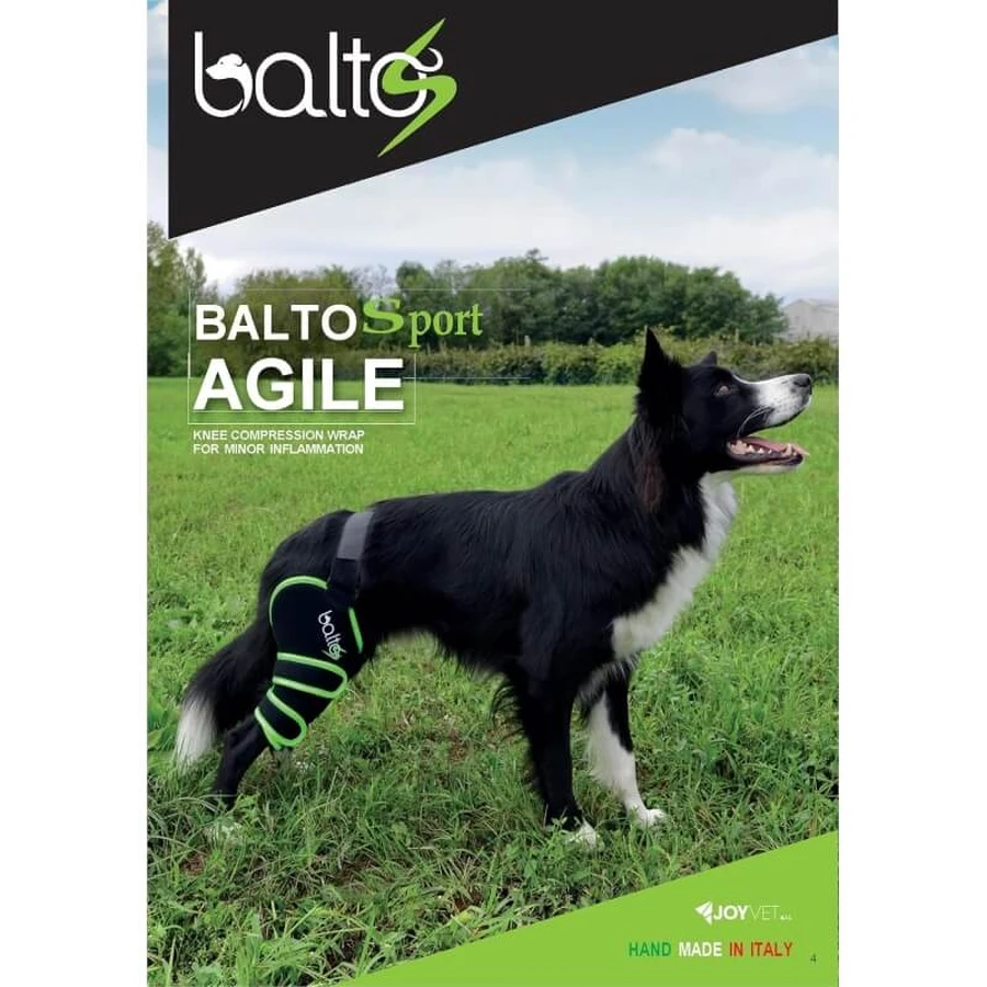 Balto Sport Agile – Kompressions-Kniebandage für das linke Knie, Größe XL