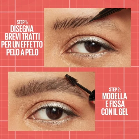 Maybelline Build a brow – creion pentru sprâncene – nr. 259 ash brown