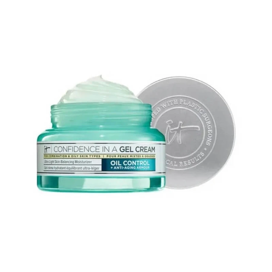 It Cosmetics Confidence in a Gel Cream Oil-Free Moisturizer - Moisturizer for Oily Skin, 60 ml