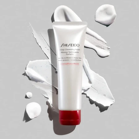 Shiseido Deep Cleanser Foam – Schaumreiniger für fettige und zu Unreinheiten neigende Haut, 125 ml