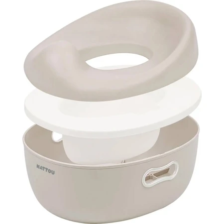 Nattou Potty Care – oliță evolutivă 3 în 1 – bej