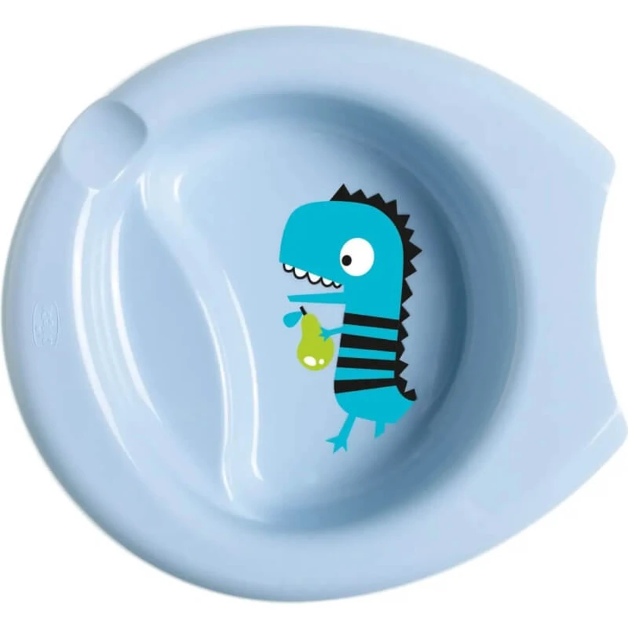 Petit bol Chicco Easy-Feed, bleu, à partir de 6 mois