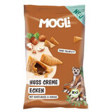 Mini pernute eco crocante cu crema de cacao si alune, 30 g, Mogli