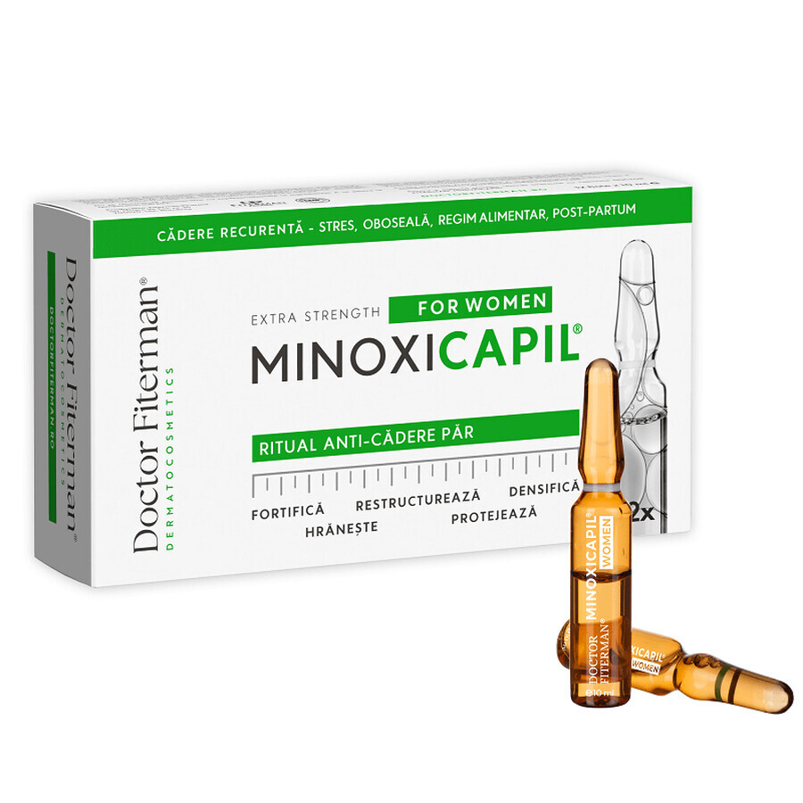 Minoxicapil Frauen, 12 Fläschchen x 10 ml, Fiterman