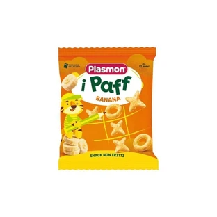 Plasmon Banana Puffs - Snacks for children 12 months and older, non-fried, no added salt, 15 g