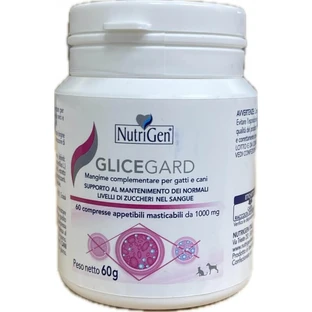 Nutrigen Glicegard - Complementary Feed for Carbohydrate Metabolism in Dogs and Cats, 60 tablets