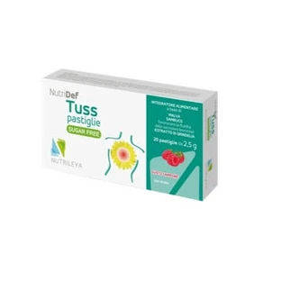 Nutridef Tuss Raspberry sugar free, 20 pills, Nutrileya
