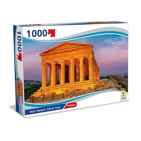 Teorema Puzzle Italië - Agrigento, Vallei van de Tempels, 1.000 stukjes, 70x50 cm