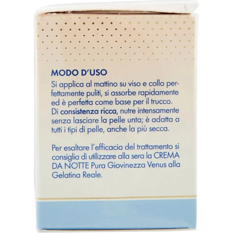Venus – Cremă de zi antirid pentru față cu gel de roșie, 50 ml