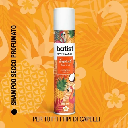 Batist Tropical Exotic Fruits - Dry Shampoo 200 ml