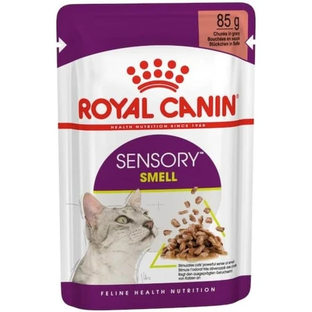 Royal Canin Sensory Smell Bites in Sauce - Complete Food for Adult Cats, 85 g