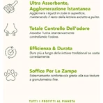 Almo Nature Natural Cat Litter - Plant-Based, Odor-Eliminating, Biodegradable, Dust-Free Cat Litter, 2.27 kg