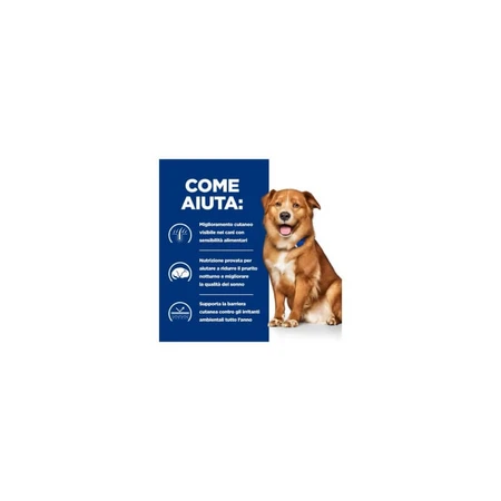 Hill's Prescription Diet Derm Complete – Hundefutter für Hunde mit Hautproblemen und Nahrungsmittelunverträglichkeiten, 200 g