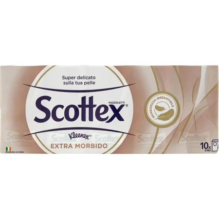 Scottex Extra Soft – 8 Packungen Kleenex-Taschentücher