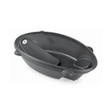Cam Bollicina Anthrazit Smoke U55 – Babybadewanne mit zwei ergonomischen Sitzen für Kinder im Alter von 0 bis 12 Monaten