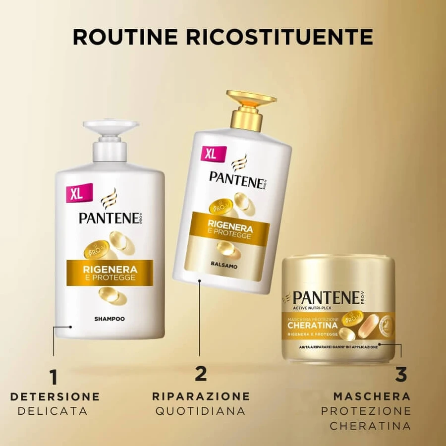 Pantene Active Nutri-Plex Pro-V – șampon regenerant și protector, 250 ml