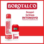 Borotalco Intensiv cu parfum de talc – deodorant cu efect de 72 de ore, spray, 150 ml