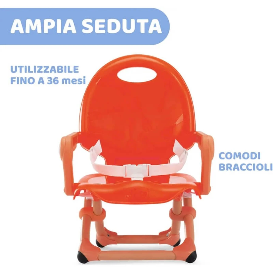 Chicco Pocket Snack - Asiento elevador rojo