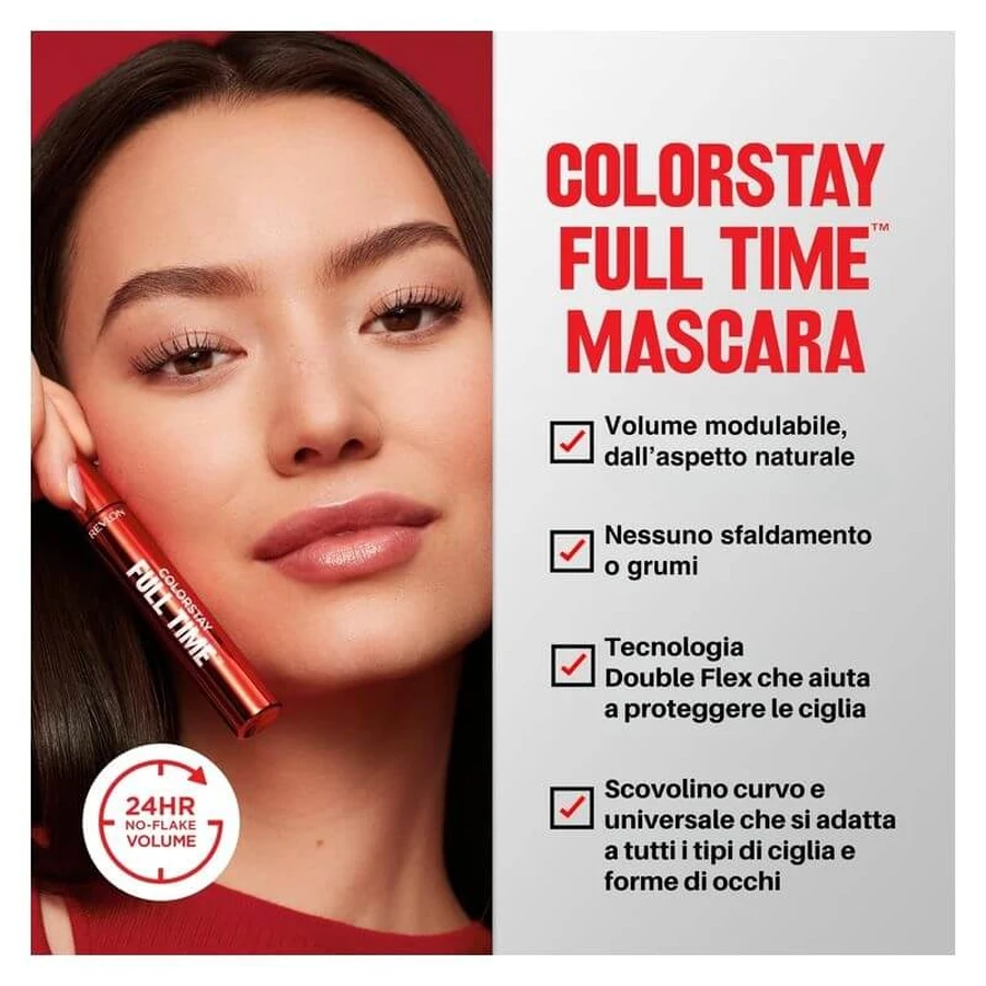 Revlon Colorstay Full Time Waterproof – rimel nr. 411 Blackest Black