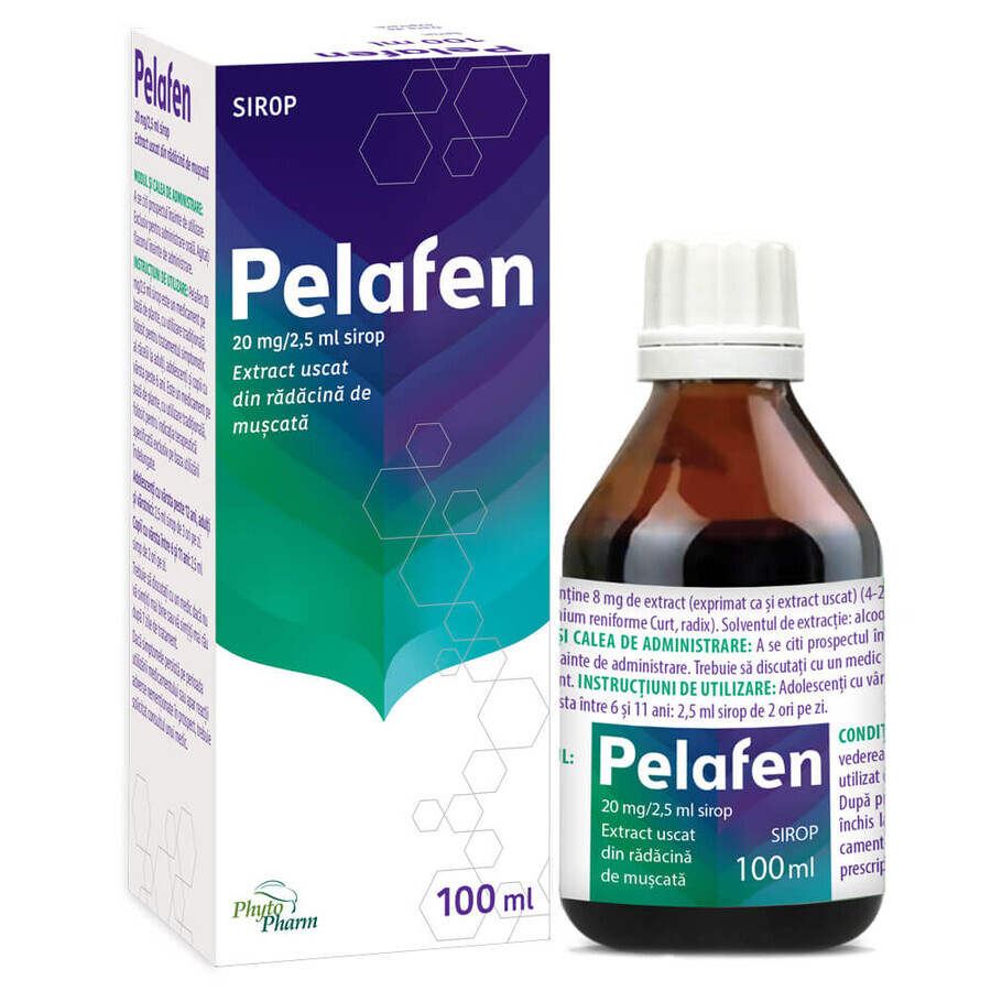 Pelafen Sirup, 20 mg/2,5 ml, 100 ml, Phytopharm