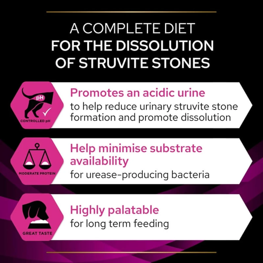 Purina proplan diet urinary - alimento dietetico completo per cani adulti con struvite e problemi urinari 3 kg