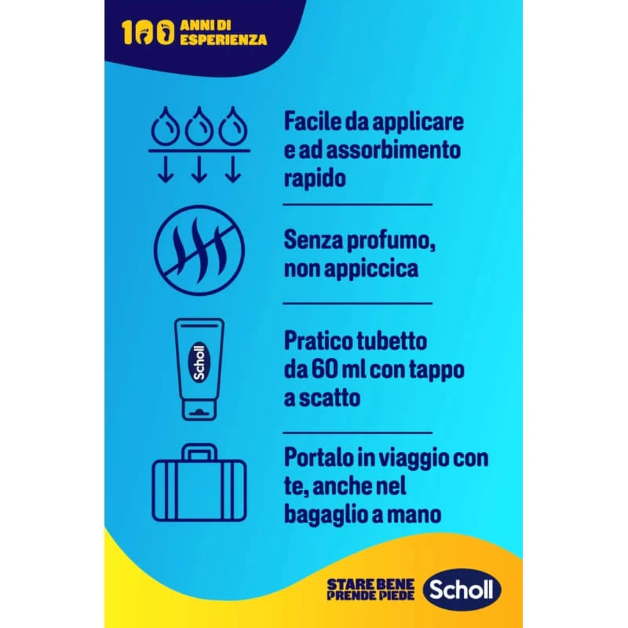Scholl Pedorex – Feuchtigkeitscreme für rissige Fersen, 60 ml
