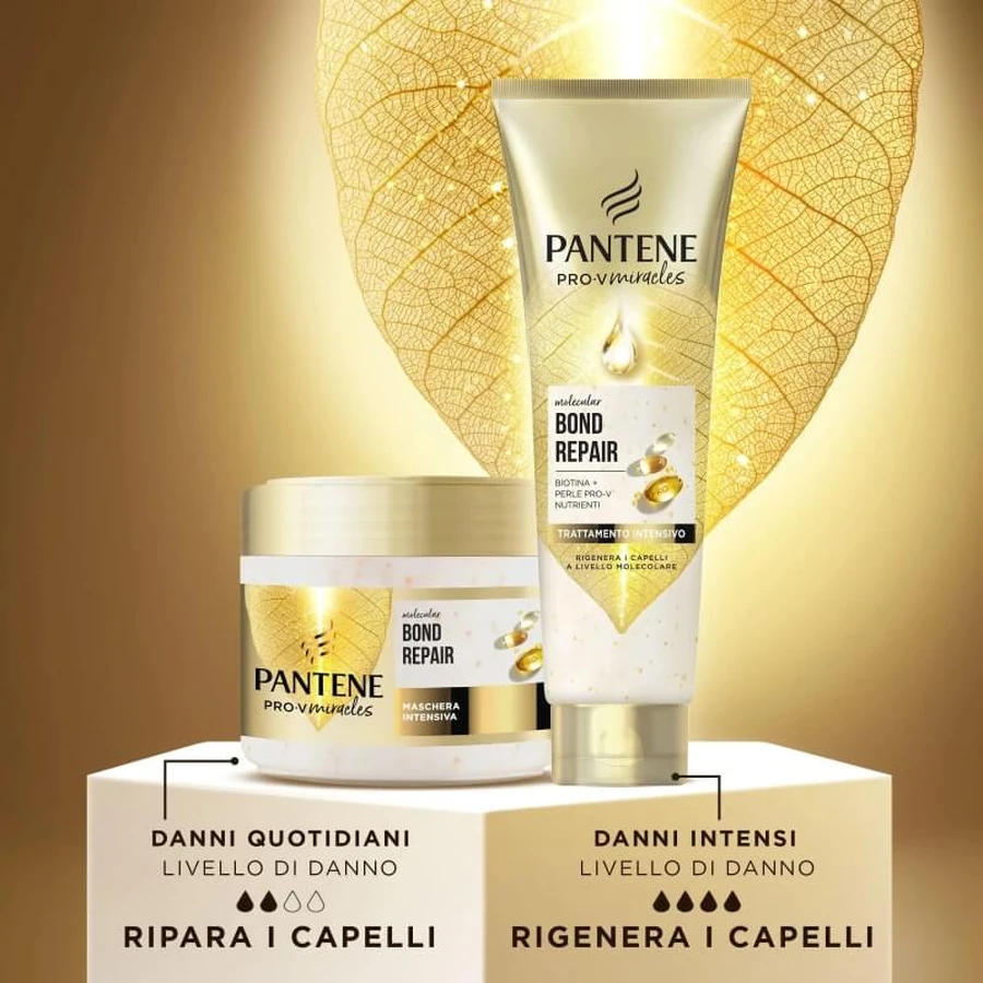 Pantene Molecular Bond Repair - Intensief masker voor beschadigd haar, 300 ml