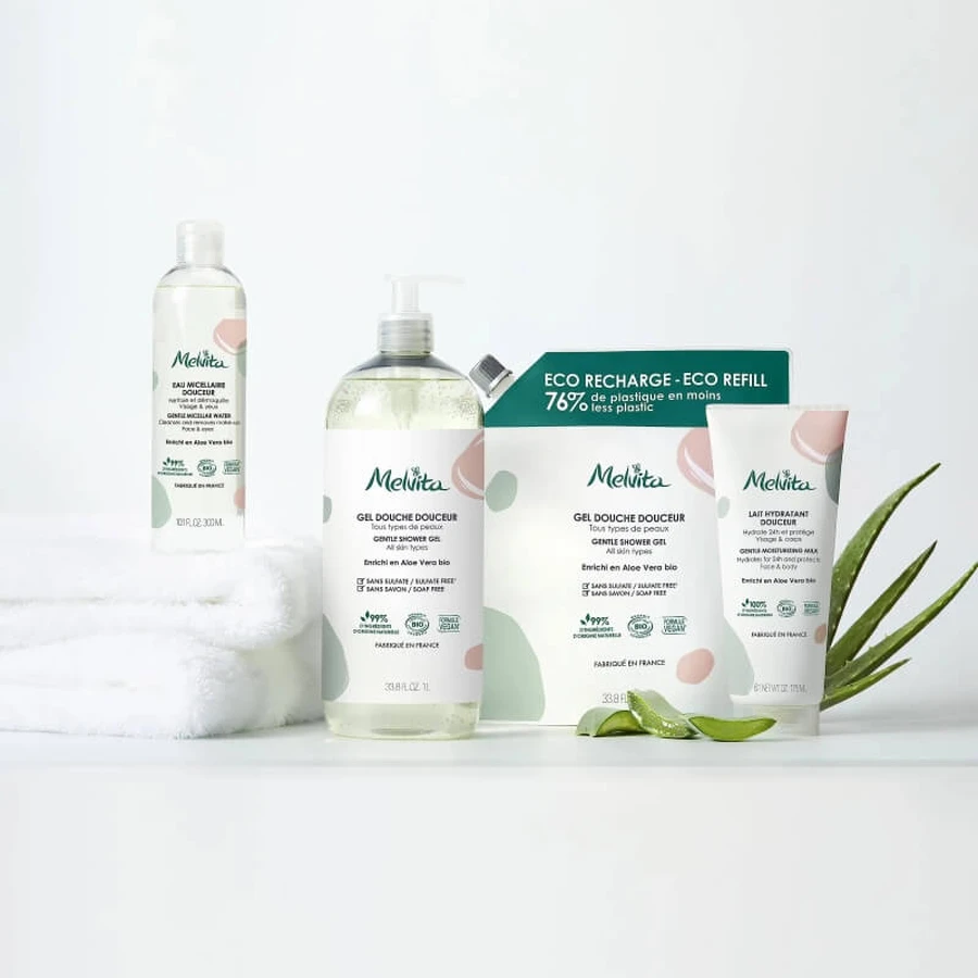 Gel douche Melvita 1 L