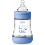 Chicco Perfect 5 Azul claro - Biberón de flujo lento, 150 ml