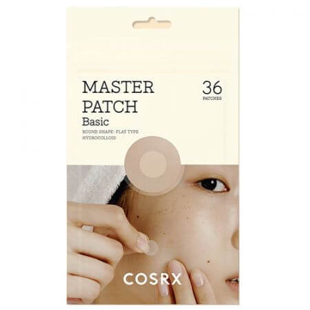 Plasturi hidrocoloidali pentru cosuri Master Patch Basic, 36 bucati, COSRX