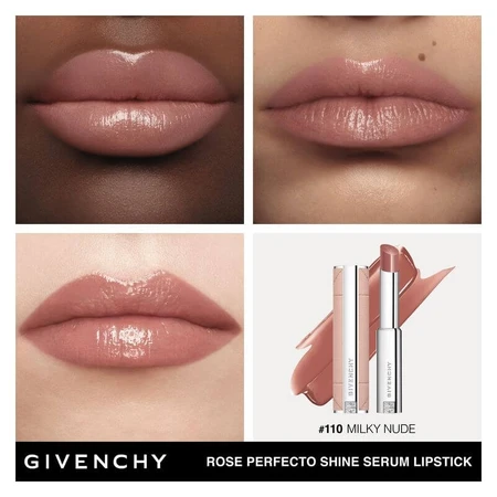 Givenchy Rose Perfecto Shine Serum - Hybride lippenstift nr. 110 Milky Nude