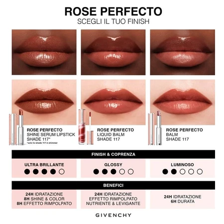 Givenchy Rose Perfecto Shine Serum - Hybride lippenstift nr. 110 Milky Nude