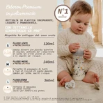 Suavinex Wonderland – biberon cu debit lent, 150 ml – albastru deschis