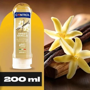 Control Madagascar Sweetness 2-in-1 – wärmendes Massagegel, 200 ml