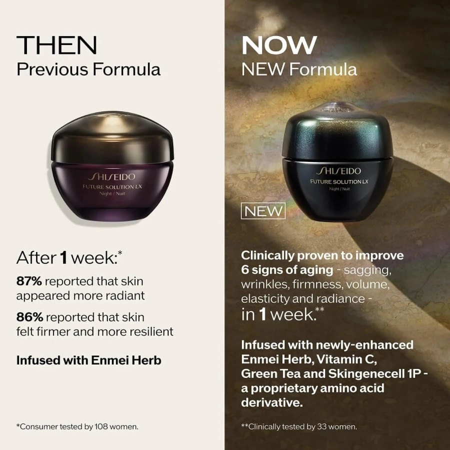 Shiseido Future Solution LX Total Regenerating Cream - Anti-Aging Night Cream 50 ml