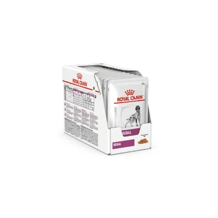 Royal Canin Diet Renal - Complete food for dogs with chronic kidney disease, 12 x 100 g