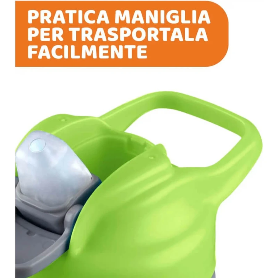 Chicco Green Pop-Up-Becher, 350 ml