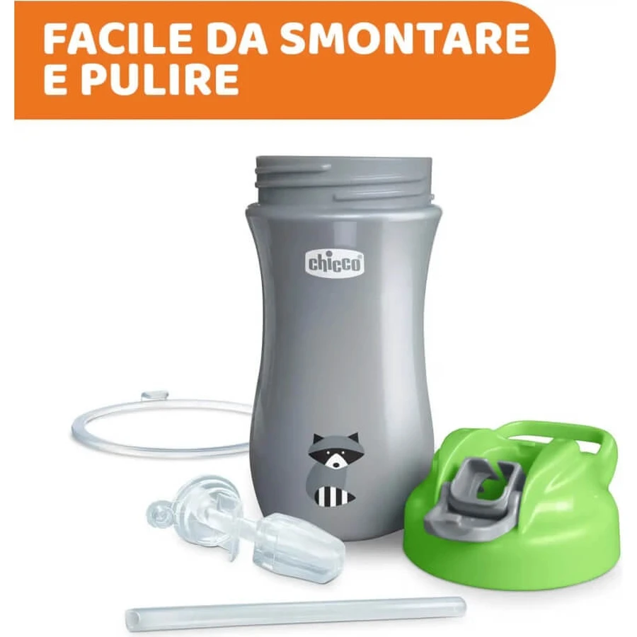 Chicco Green Pop-Up-Becher, 350 ml