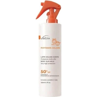 Vebix Zonnebrandcrème voor kinderen SPF 50+ Phytamin Kids Lotion, zeer hoge bescherming, 150 ml