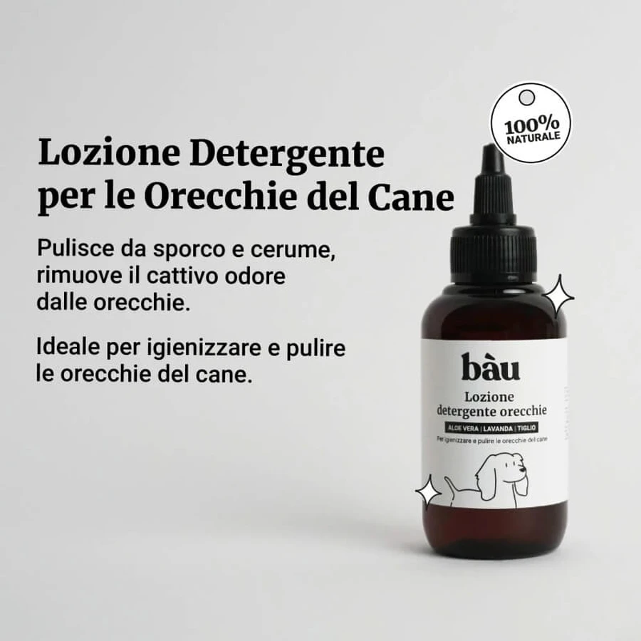 Bau Cosmetics Ear Cleansing Lotion for Dogs, 100 ml