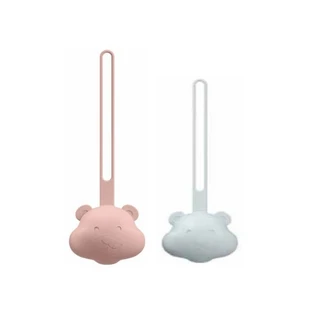 Je suis un porte-tétine en silicone pour bébé - Couleurs assorties