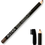 Astra Expert - Lápiz de cejas con peine, n.º EB3, marrón