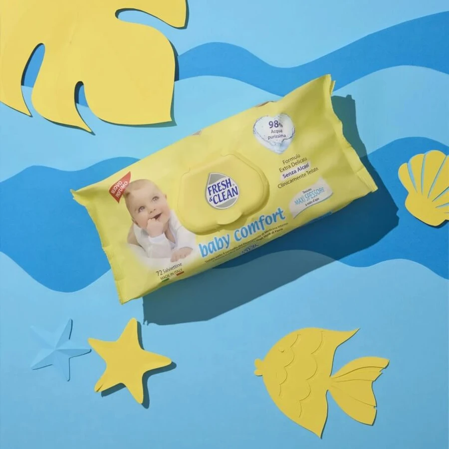 „Fresh &amp; Clean for Kids“ – 72 Feuchttücher