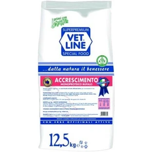 Vet Line Buffalo Growth Formula - Aliment complet pour chiens, 12,5 kg