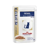 Royal Canin Veterinary Diet Renal Chicken - Natvoer voor katten, 12 zakjes van elk 85 g
