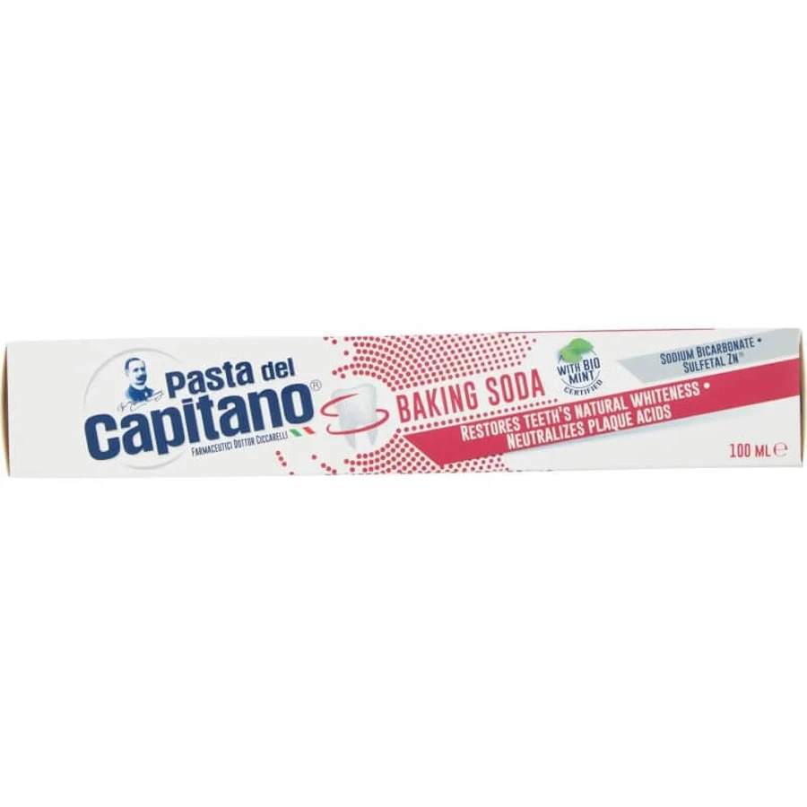 Pasta de dientes Captain's con bicarbonato sódico - 100 ml