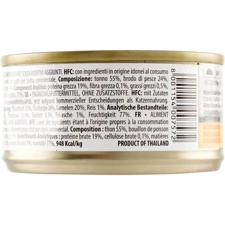 Almo Nature HFC Natural ton și creveți – hrană umedă pentru pisici adulte, 70 g