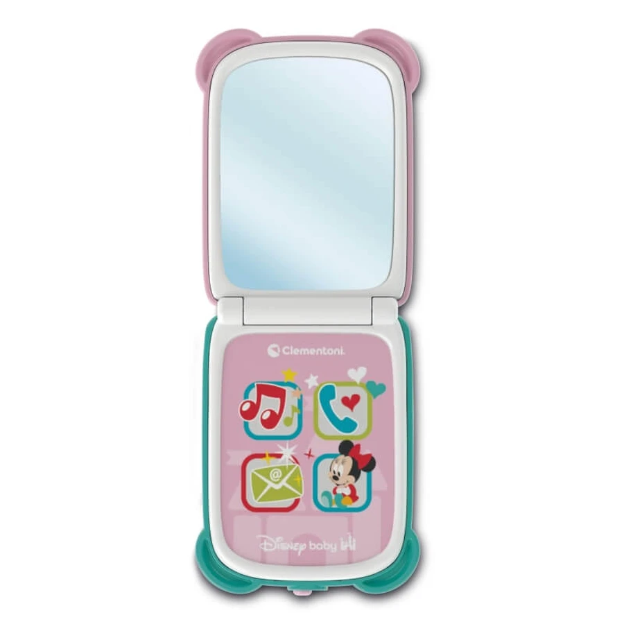 Clementoni Minnie flip phone – smartphone interactiv de jucărie pentru copii